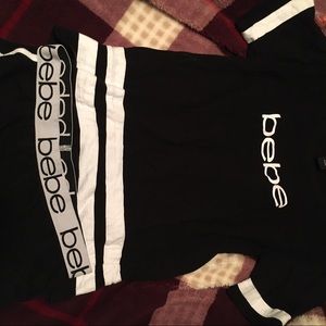 Bebe shirt and shorts set